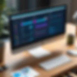 Airtable software interface showcasing project management features