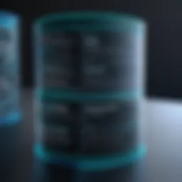 Visual representation of NoSQL database structure