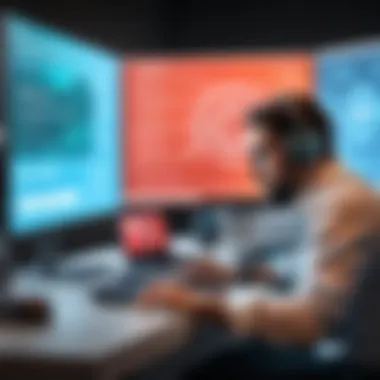 Deployment Strategies for AMD Antivirus Illustration depicting deployment strategies for AMD antivirus in various environments