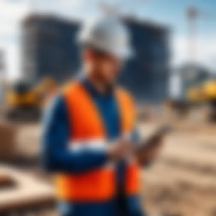 Mobile application for on-site construction management