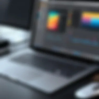 Advanced Graphic Editing Tools A sleek interface of a graphic editing application showcasing advanced tools