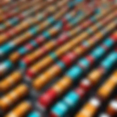 Beverage Distribution Logistics Visualization A visual representation of beverage distribution logistics.