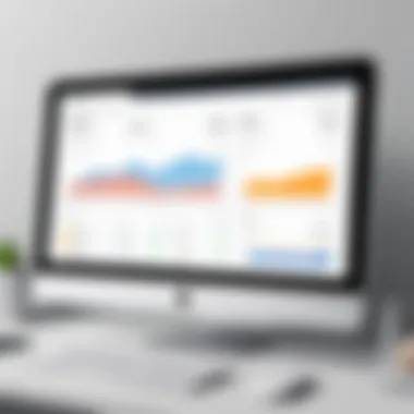 Expense Tracking Software Dashboard Overview Visual representation of expense tracking software dashboard
