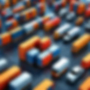 Supply Chain Integration Illustration of an effective supply chain management with inventory software integration.