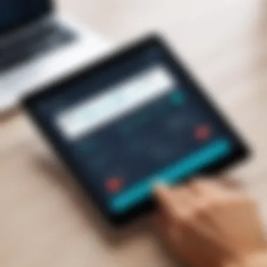 User-Friendly Dashboard of Delivery App Dashboard interface of a delivery route planner app