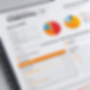 Visual representation of compliance checklists for billing