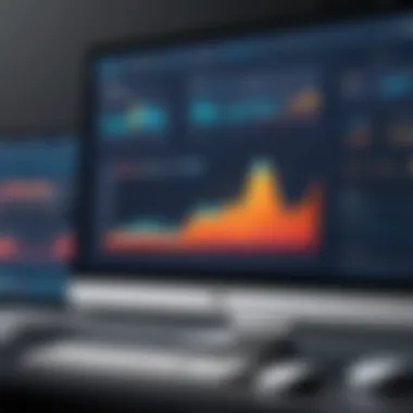 User Interface of Price Analysis Software Visual representation of price analysis software interface.