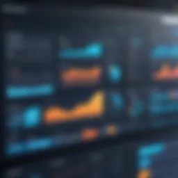 Visual representation of contractor management software dashboard