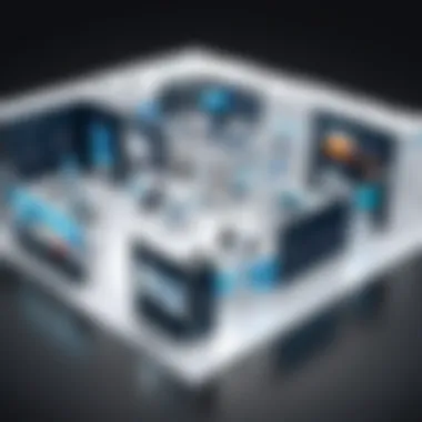 Innovative Exhibit Layout Design Detailed layout design for trade show exhibits