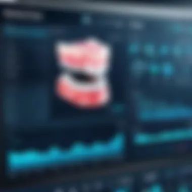 Dental Chart Software Interface Interface showcasing dental chart functionality