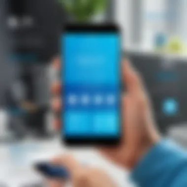 Benefits of Homecare Mobile Applications Infographic depicting the benefits of homecare mobile applications