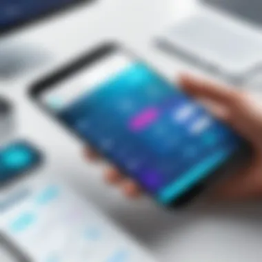 Emerging Trends in Homecare Mobile Apps Chart showing emerging trends in the homecare mobile app industry