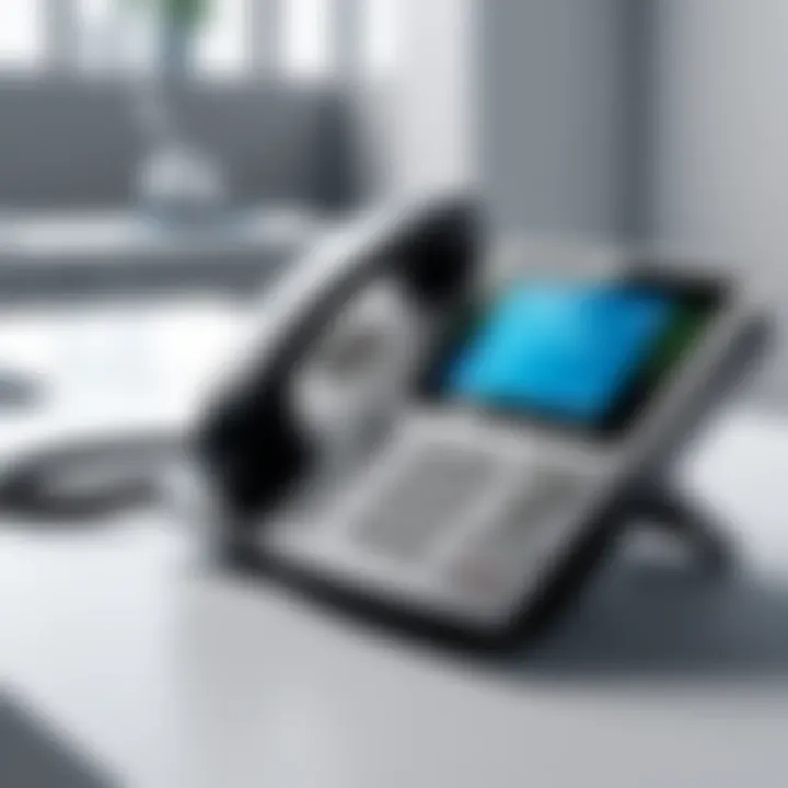 Visual representation of VoIP technology in modern communication