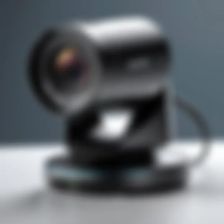 High-definition video conferencing camera showcasing advanced features