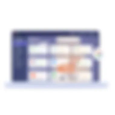 An illustration of Ecwid dashboard highlighting e-commerce functionalities