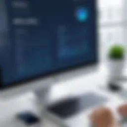 Modern billing software interface showcasing key features