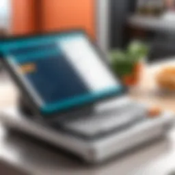 Modern POS interface showcasing intuitive design