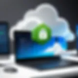 A secure cloud environment representing QuickBooks Online