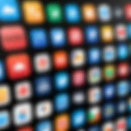 A visual representation of various messaging software logos