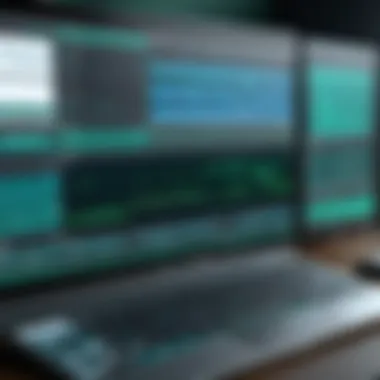 Illustration of multitrack session in Adobe Audition