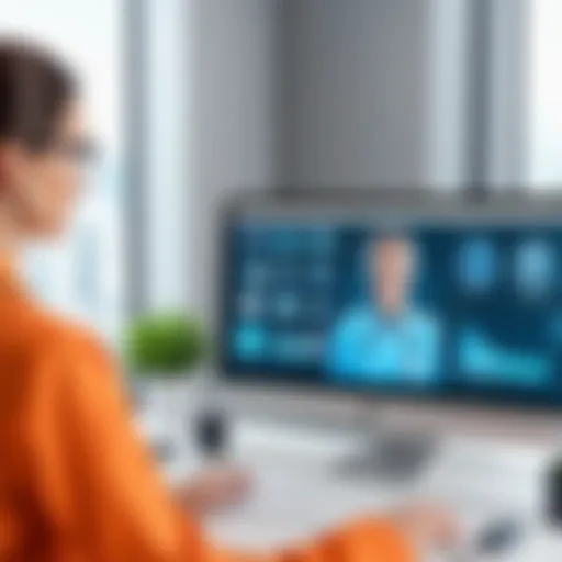Telemedicine consultation with a doctor