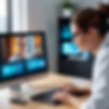 Telehealth Interaction An innovative telehealth session between a provider and a patient