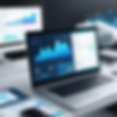 Cloud-Based Expense Management Analytics A dynamic dashboard showcasing cloud-based expense management analytics.