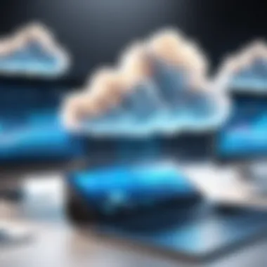 Cost Savings with Cloud Solutions Visual representation of cost-saving benefits achieved through cloud solutions.