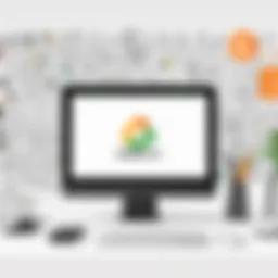 Visual representation of GoDaddy and G Suite integration showcasing productivity tools.