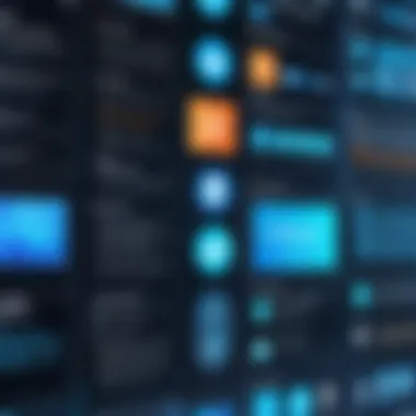 A diagram illustrating various types of information technology software.