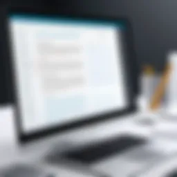 Modern legal software interface showcasing document creation