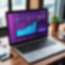 Overview of MYOB software dashboard showcasing user interface