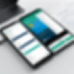 Dynamic interface of NCR Aloha Mobile showcasing user-friendly design