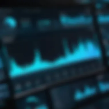 Insightful Data Visualization Data visualization on a digital screen