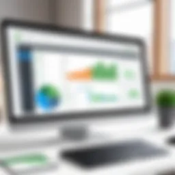 Dashboard view showcasing QuickBooks Online features