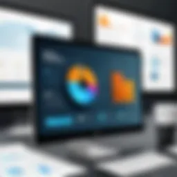 Dynamic presentation slide showcasing design tools