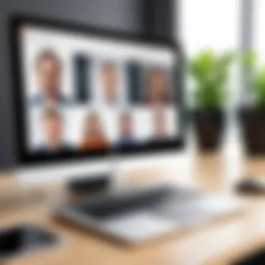 Conceptual representation of branded video conferencing