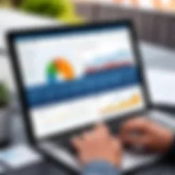 A sophisticated dashboard displaying roofing proposal metrics