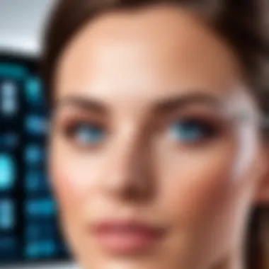 Enhancing Patient Care with EyeMed EMR Healthcare professional utilizing EyeMed EMR for patient care