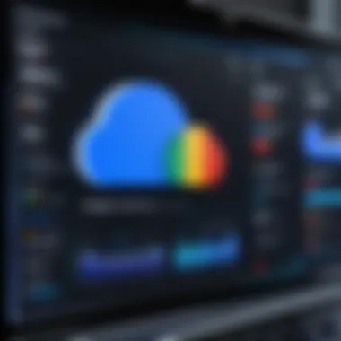 Integration of Google Cloud Dashboard within Windows Visual representation of Google Cloud dashboard on Windows