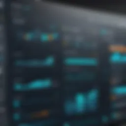 A visually engaging dashboard of an e-commerce Learning Management System