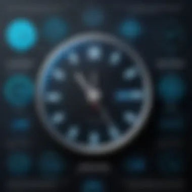 Types of Time Clock Systems Diagram illustrating different types of time clock systems