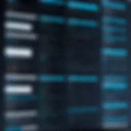 Visual representation of qualitative coding software interface