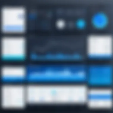 Kaseya RMM Dashboard Features Visual representation of Kaseya RMM dashboard showcasing various features