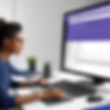 Microsoft Teams Communication Features Visual representation of Microsoft Teams interface highlighting communication features