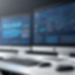 A visual representation of software solutions comparison