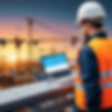 Digital Transformation in the Construction Sector Visual representation of digital transformation in construction