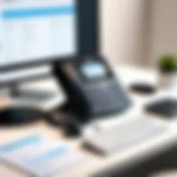 Business telephone equipment setup