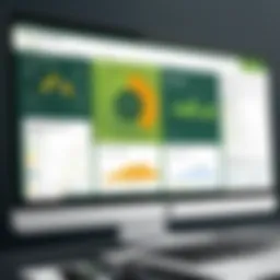 Visual representation of SurveyMonkey dashboard features