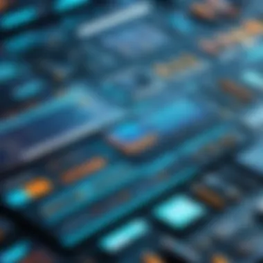 Future Trends in Tool Inventory Management A futuristic depiction of technology trends influencing tool inventory management solutions.